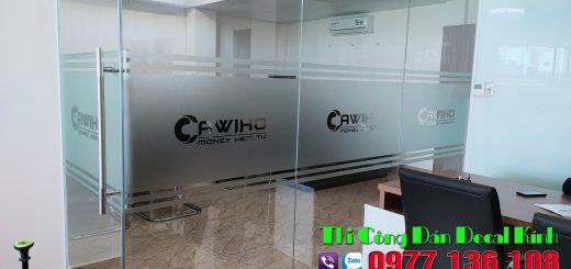 Dán decal kính quận gò vấp